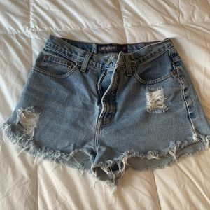 Vintage limited jean shorts